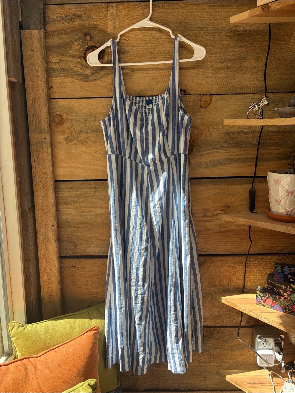 Old Navy Striped Midi Sundress